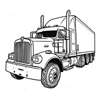 Klassisk Kenworth Lastbil Malarbild 136824-68515