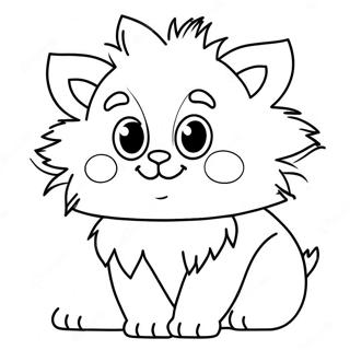 Fluffiga Chenille Djur Malarbild 137004-68657