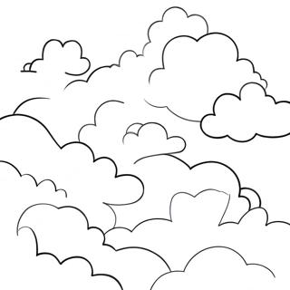 Mjuka Chenille Moln Malarbild 137006-68667