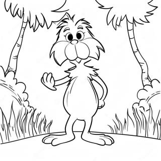 Dr Seuss Lorax Malarbild 13706-3001