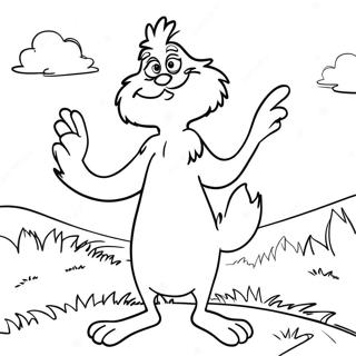 Dr Seuss Lorax Malarbild 13706-3002