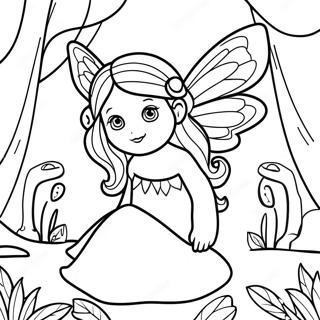 Mysterisk Mork Fe I Forhaxad Skog Malarbild 137106 68736