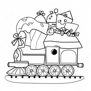 Fargglatt Jul Tag Med Presenter Malarbild 137159-68778