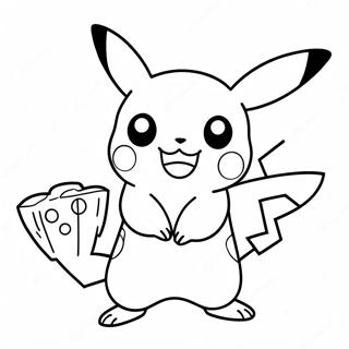 Charmig Pikachu I Aktion Malarbild 137875-69333