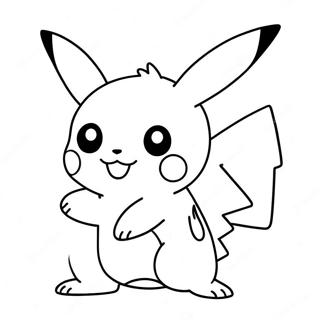 Charmig Pikachu I Aktion Malarbild 137875-69334