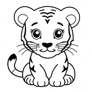Baby Tiger Malarbild 137977-69410
