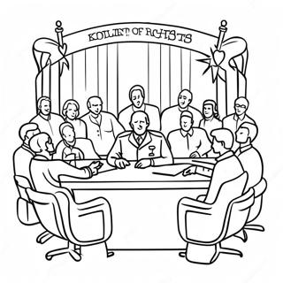 Barnvanlig Rattigheternas Deklaration Malarbild 138082-69504