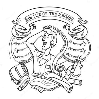 Rolig Bill Of Rights Illustration Malarbild 138083-69505