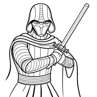 Kylo Ren Med Ljusvard Malarbild 138208-69595