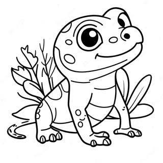 Sot Leopardgecko Malarbild 138363-69715