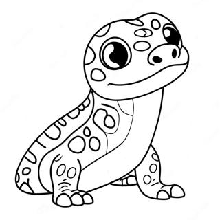 Sot Leopardgecko Malarbild 138363-69716