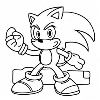 Aventyrlig Sonic Malarbild 138417-69766