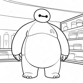 Baymax Målarbilder