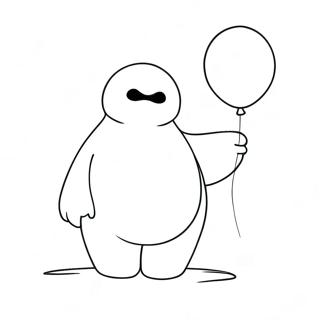 Sot Baymax Med Ballong Malarbild 138439-69774