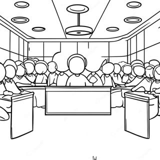 Danganronpa Hopes Peak Academy Malarbild 138569-69881