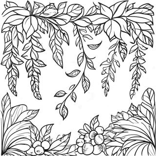 Frodig Gron Vine Malarbild 138620-69923