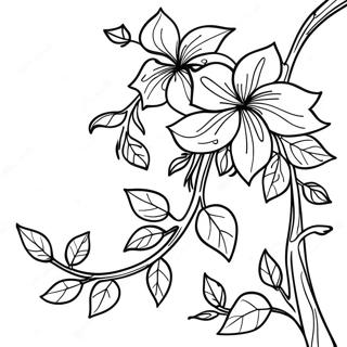 Blommande Vinstock Malarbild 138621-69927