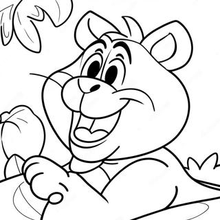 Taz Skrattande Hilariskt Malarbild 138645 69942