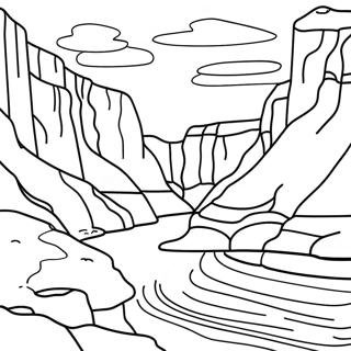 Grand Canyon Flodscen Malarbild 138773 70043