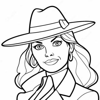 Carmen Sandiego Malarbild 139051-70249