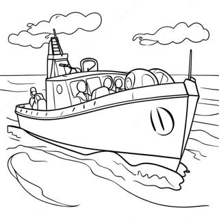 D Dagen Landstigningsfartyg Malarbild 139156 70337