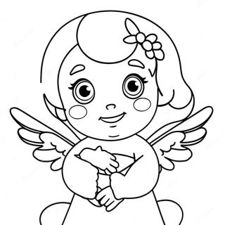 Sot Liten Angel Malarbild 139412-70533