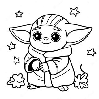 Baby Yoda Jul Målarbilder