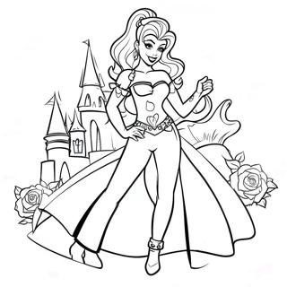 Punk Disney Prinsessa Malarbild 139665-70732