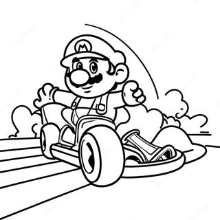 Mario Kart Regnbagsvagen Malarbild 14619-3186