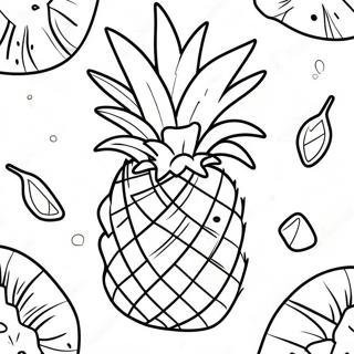 Tropisk Ananas Malarbild 15256-3338