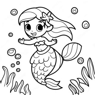 Aventyrliga Ariel Under Havet Malarbild 1547-1843