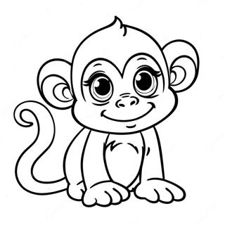 Lekfull Babyapa Malarbild 17262-3779