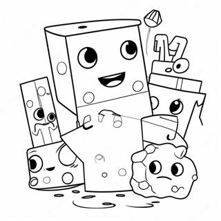 Numberblocks Roligt Aventyr Malarbild 17529-3829