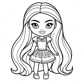 Bratz Mode Docka Malarbild 17710-3868