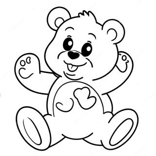 Glad Care Bear Malarbild 18526-4043