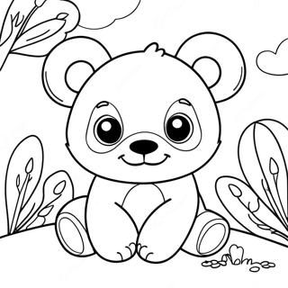 Lisa Frank Sot Panda Malarbild 19825-4339