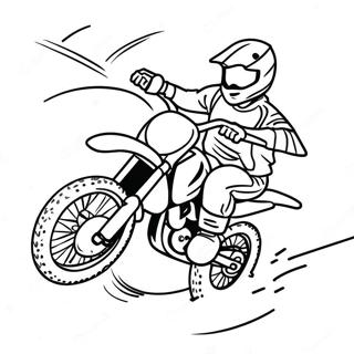 Dirt Bike Forare Utfor Trick Malarbild 20180 4417