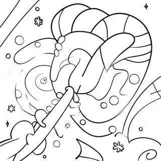 Godisstangens Jul Malarbild 20636-4520