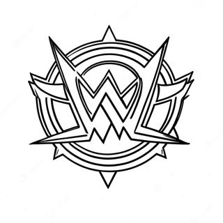 Wwe Logotyp Malarbild 21397-4666