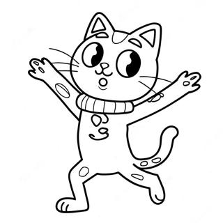Pete The Cat Dansar Glatt Malarbild 23232-5074