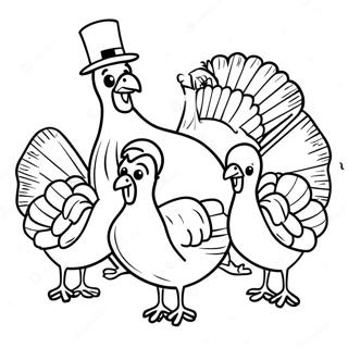 Kalkonfamiljens Samling Malarbild 23595 5149