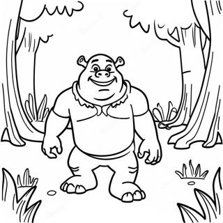 Shrek I Sumpen Malarbild 24076-5245