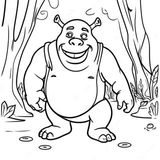 Shrek I Sumpen Malarbild 24076-5247