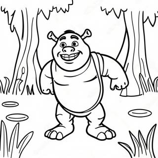 Shrek I Sumpen Malarbild 24076-5248