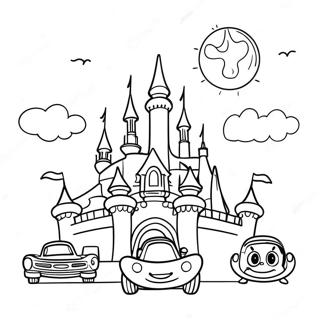 Aventyrliga Disneyland Akturer Malarbild 24811 5407