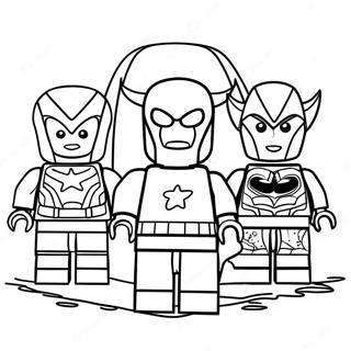 Lego Avengers Målarbilder