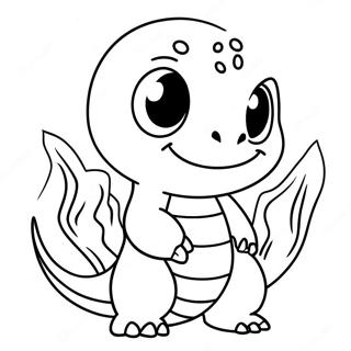 Sot Charmander Malarbild 27086-5896