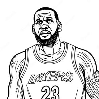 Lebron James I Aktion Malarbild 28308-6157