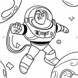 Buzz Lightyear I Rymden Malarbild 28396-6175