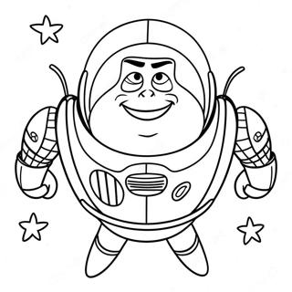 Buzz Lightyear I Rymden Malarbild 28396-6176